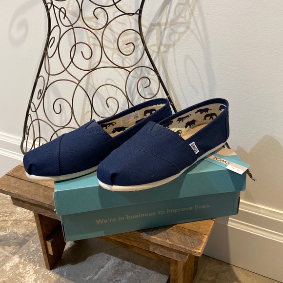 Toms Shoes - TOMS Alpargata Navy Shoes